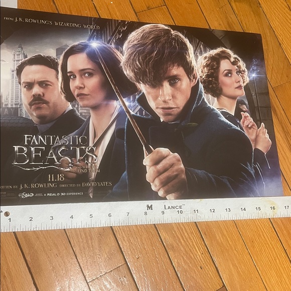 Harry Potter Original fantastic beasts poster 2018 NEW - Picture 4 of 10